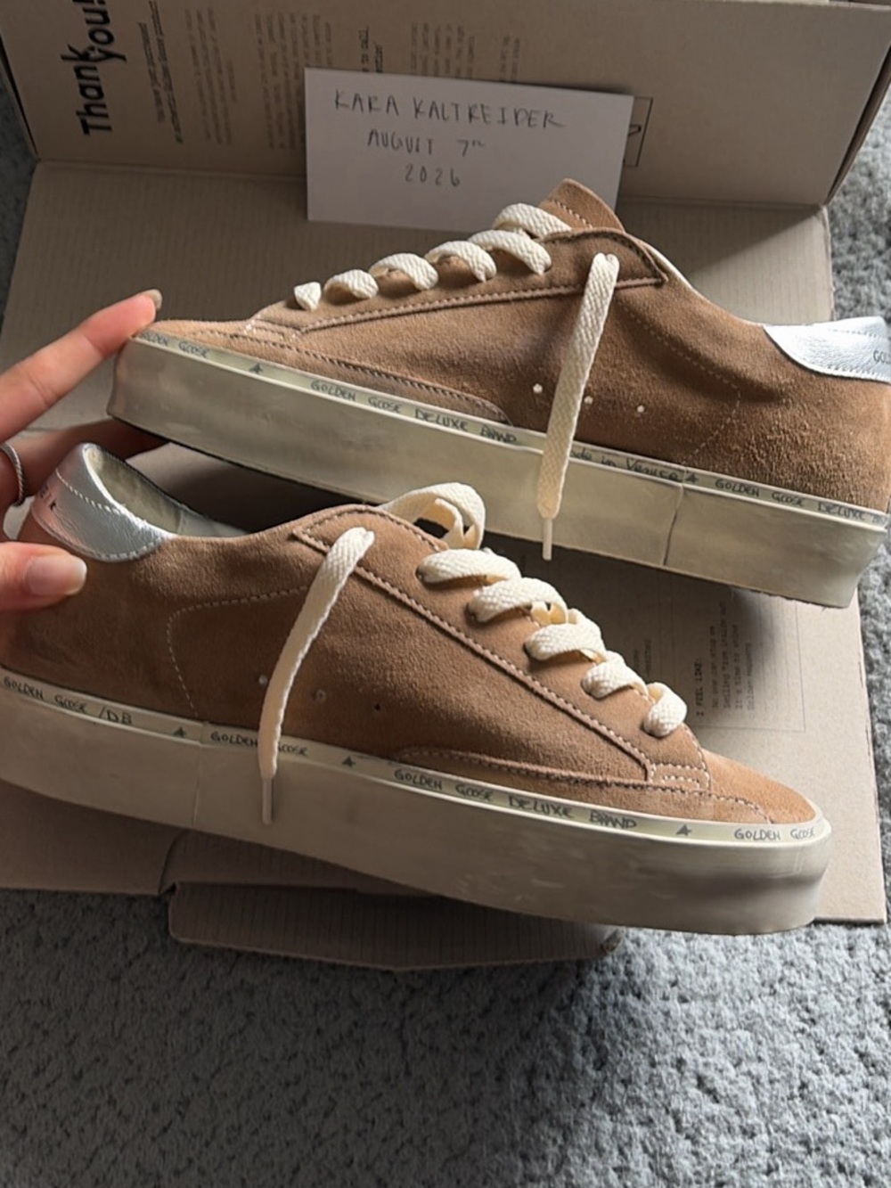 BNIB Golden Goose Hi Stars Size 39 - Picture 3 of 6
